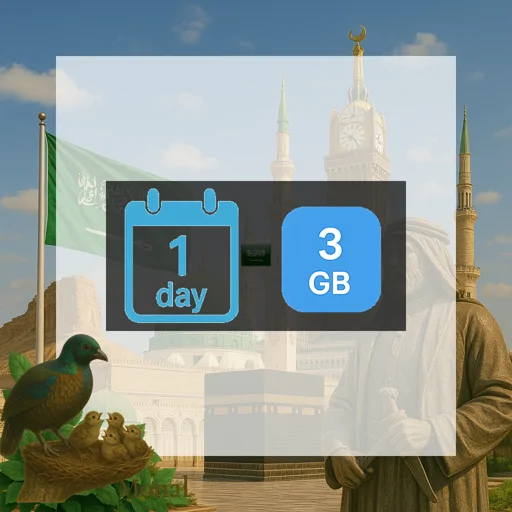 Saudi Arabia 3GB/Day