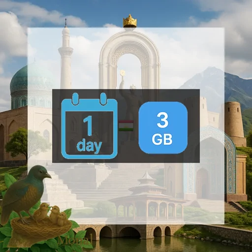 Tajikistan 3GB/Day FUP1Mbps Unlimited