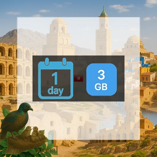 Tunisia 3GB/Day