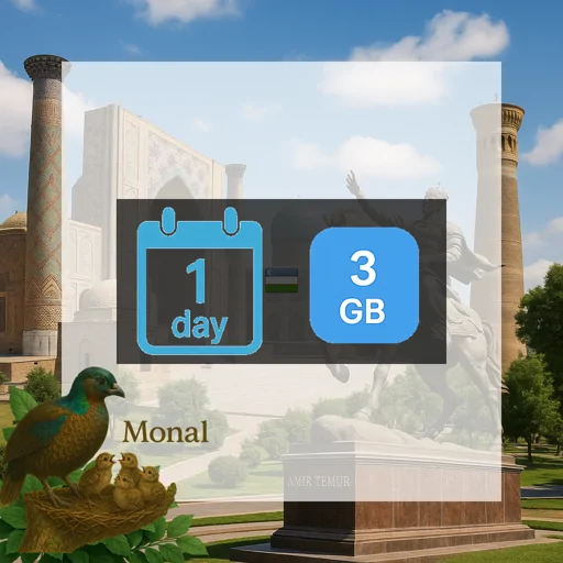 Uzbekistan 3GB/Day FUP1Mbps Unlimited
