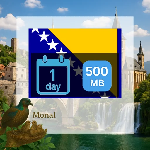 Bosnia and Herzegovina 500MB/Day