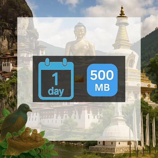 Bhutan 500MB/Day Unlimited