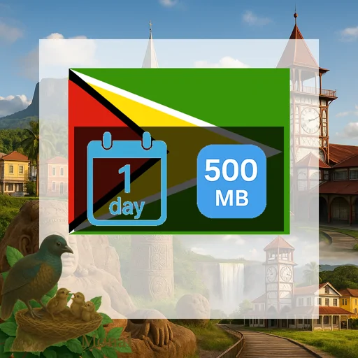 Guyana 500MB/Day Unlimited