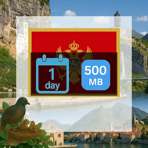 Montenegro 500MB/Day