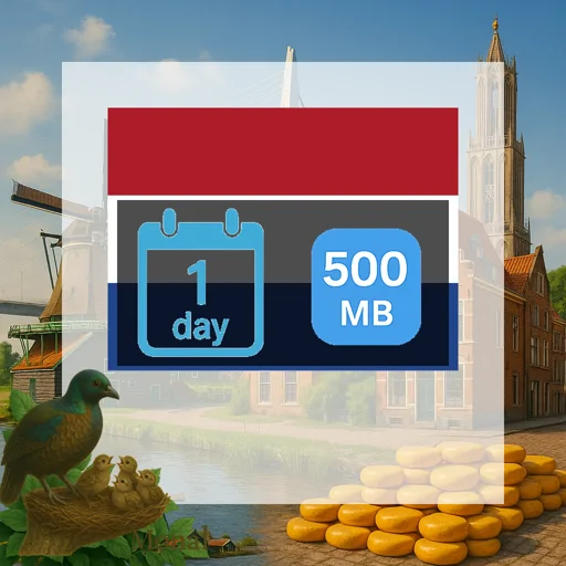 Netherlands 500MB/Day