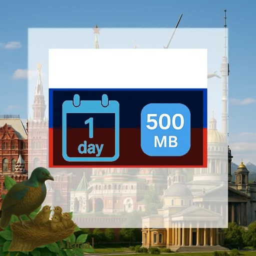 Russia 500MB/Day