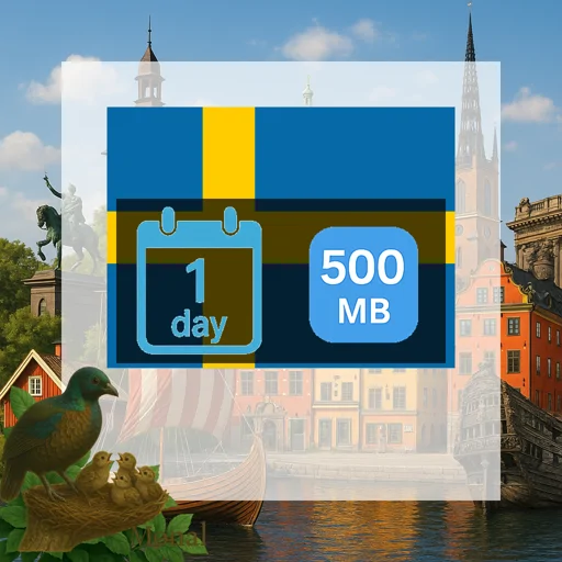 Sweden 500MB/Day