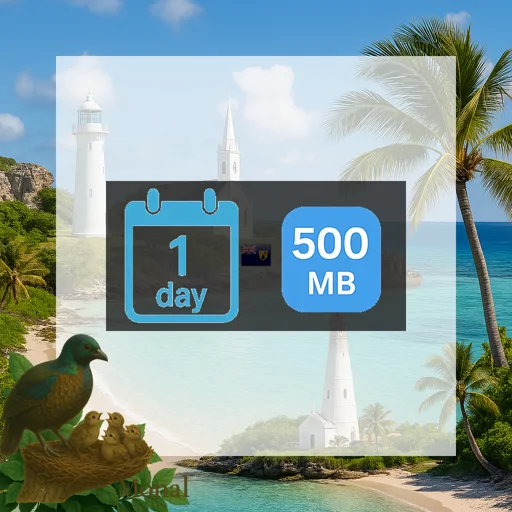 Turks and Caicos Islands 500MB/Day