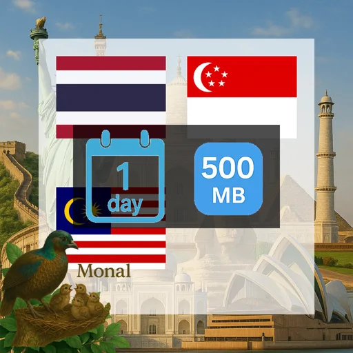 Singapore & Malaysia & Thailand 500MB/Day