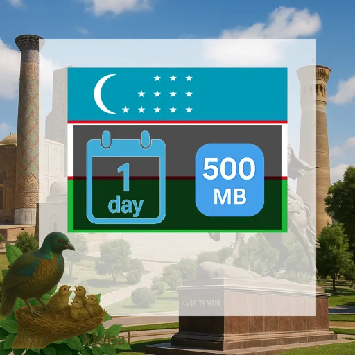 Uzbekistan 500MB/Day