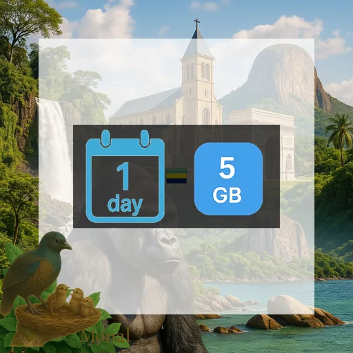 Gabon 5GB/Day Unlimited