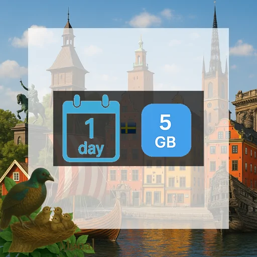 Sweden 5GB/Day Unlimited