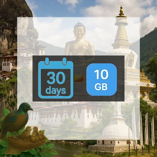 Bhutan 10GB 30Days