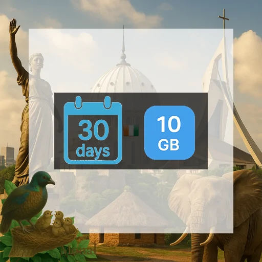 Cote d'Ivoire 10GB 30Days