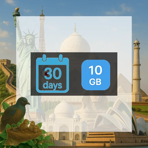 Japan & South Korea 10GB 30Days