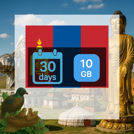 Mongolia 10GB 30Days