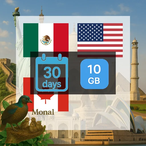 North America 10GB 30Days