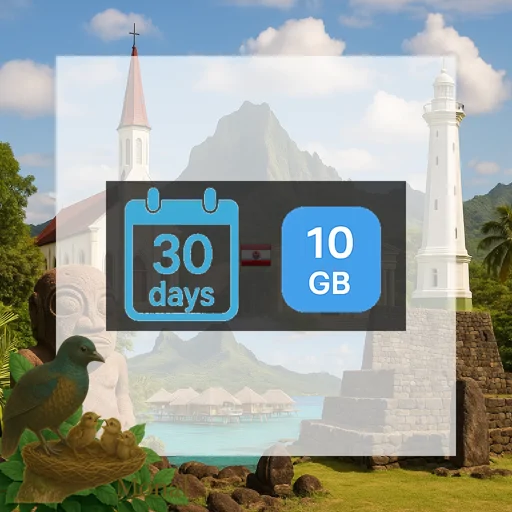 French Polynesia 10GB 30Days