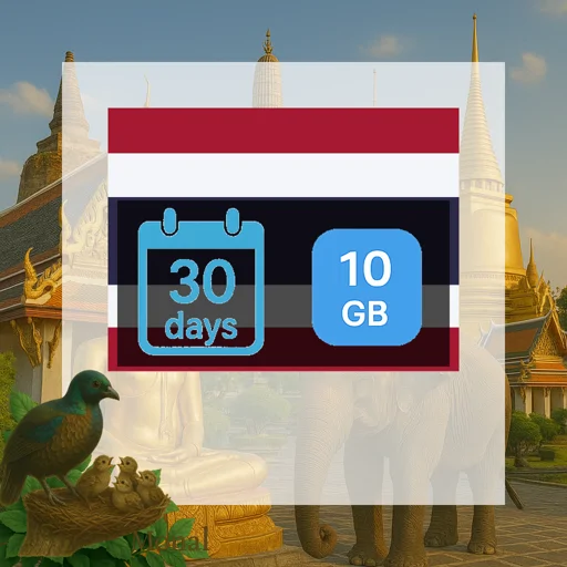Thailand 10GB 30Days (nonhkip)