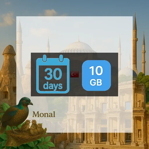 Turkey 10GB 30Days Premium