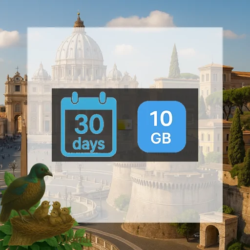 Vatican City 10GB 30Days