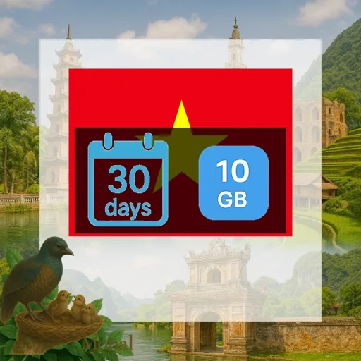 Vietnam 10GB 30Days (nonhkip)