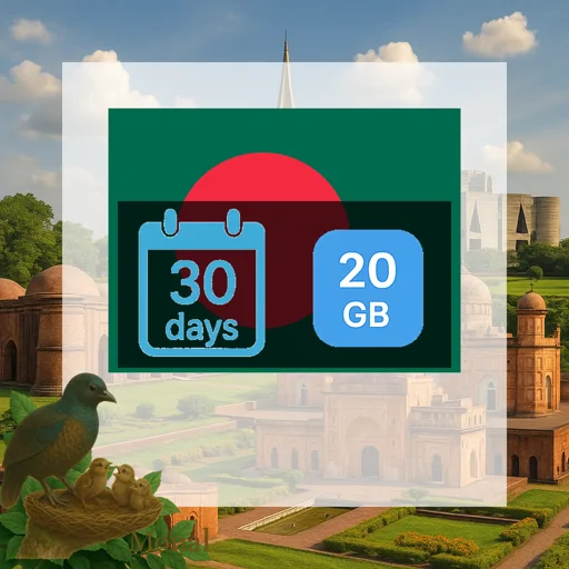 Bangladesh 20GB 30Days