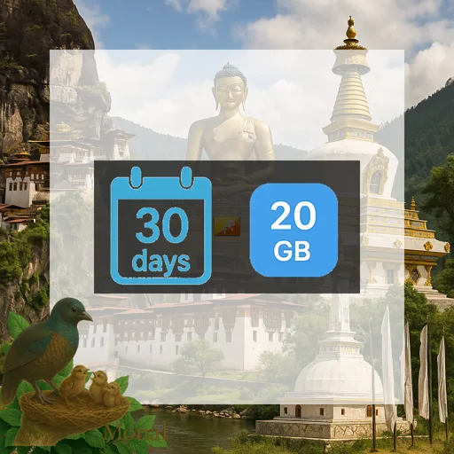 Bhutan 20GB 30Days