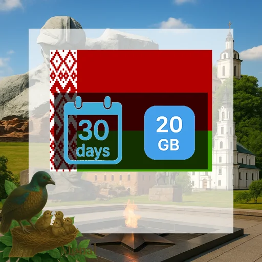 Belarus 20GB 30Days