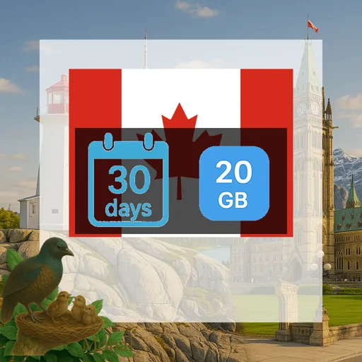 Canada 20GB 30Days