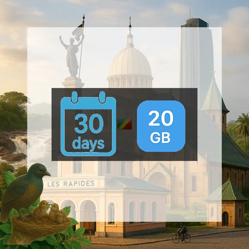 Republic of the Congo 20GB 30Days