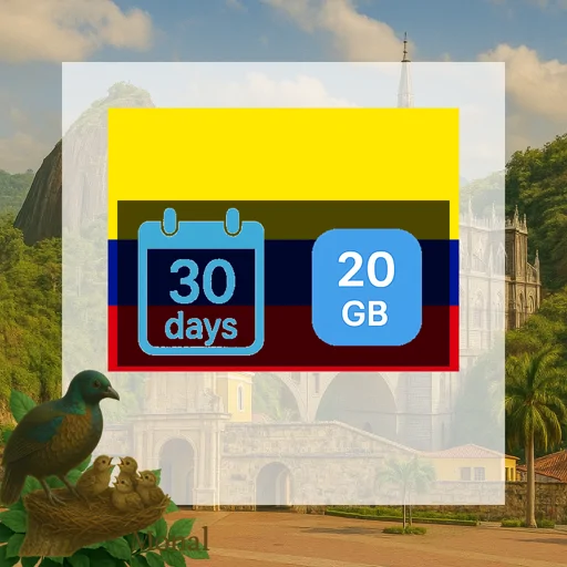 Colombia 20GB 30Days