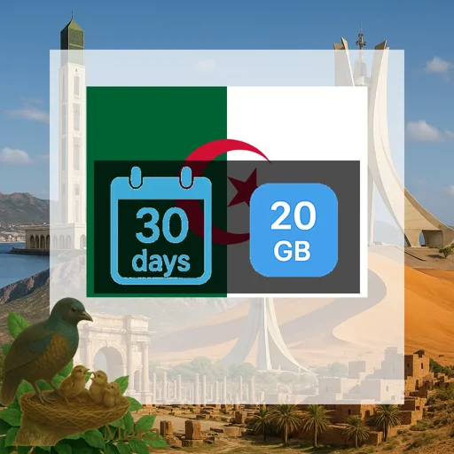 Algeria 20GB 30Days
