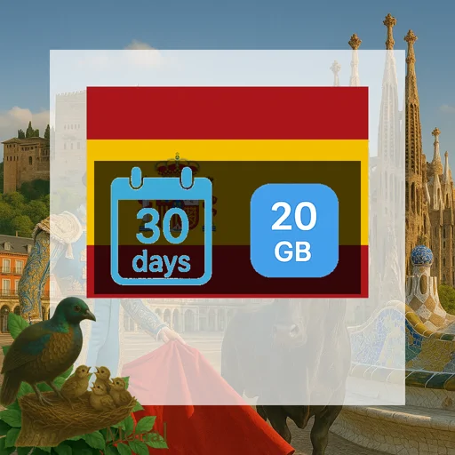 Spain 20GB 30Days