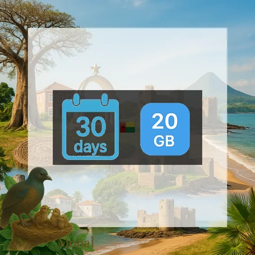 Guinea-Bissau 20GB 30Days
