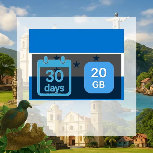 Honduras 20GB 30Days