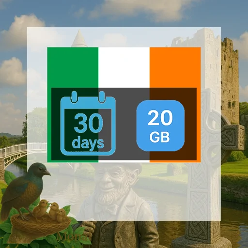 Ireland 20GB 30Days