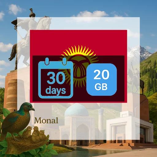 Kyrgyzstan 20GB 30Days