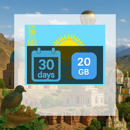Kazakhstan 20GB 30Days