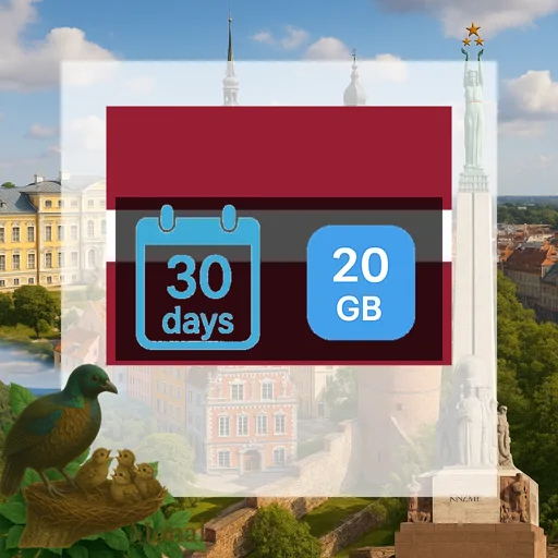 Latvia 20GB 30Days