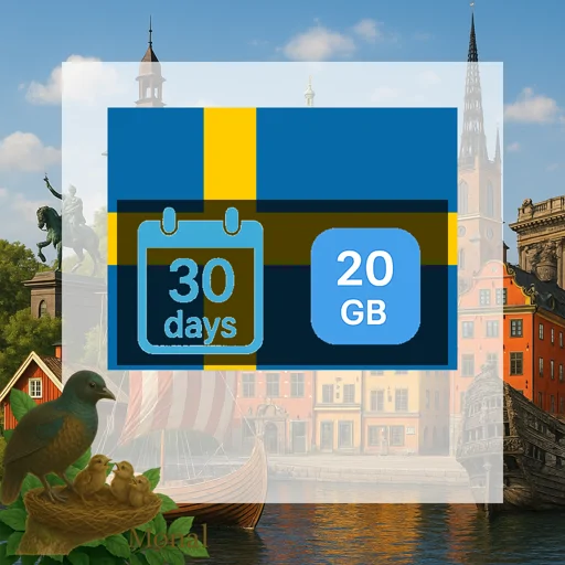 Sweden 20GB 30Days