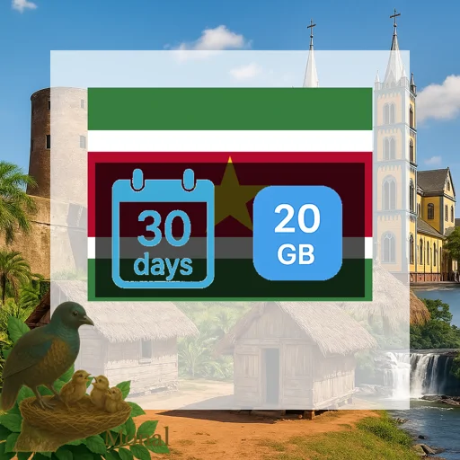 Suriname 20GB 30Days