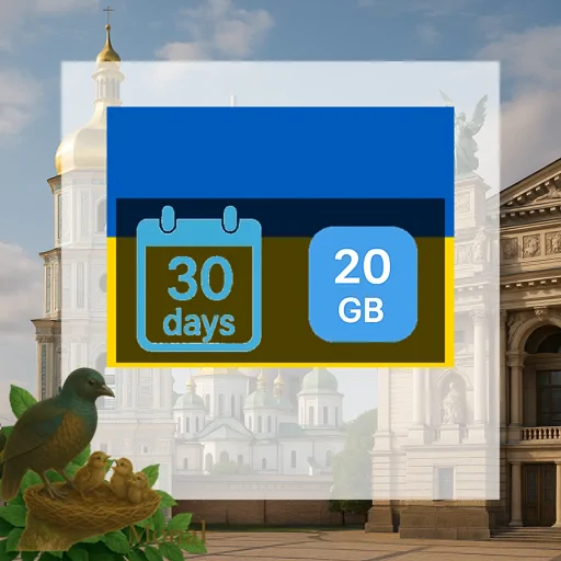 Ukraine 20GB 30Days