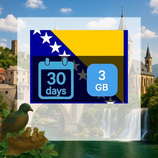 Bosnia and Herzegovina 3GB 30Days