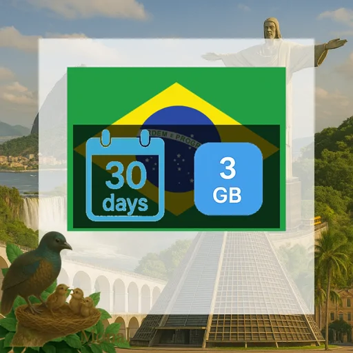 Brazil 3GB 30Days