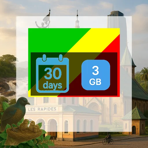 Republic of the Congo 3GB 30Days