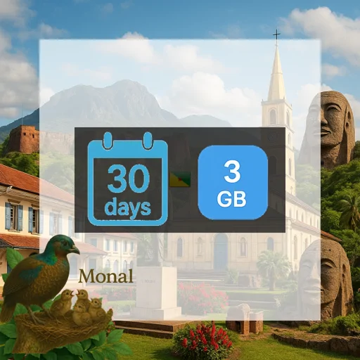 French Guiana 3GB 30Days