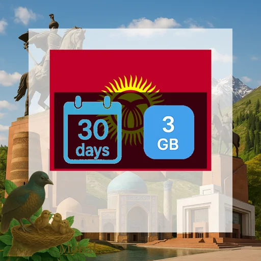 Kyrgyzstan 3GB 30Days