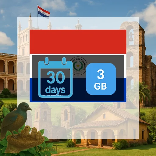Paraguay 3GB 30Days