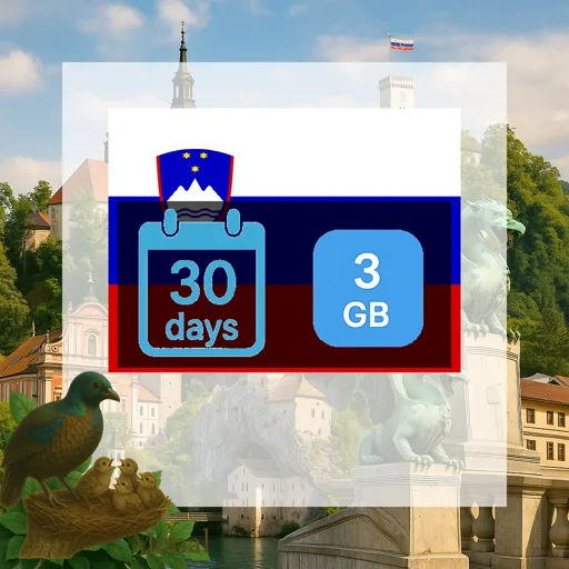 Slovenia 3GB 30Days